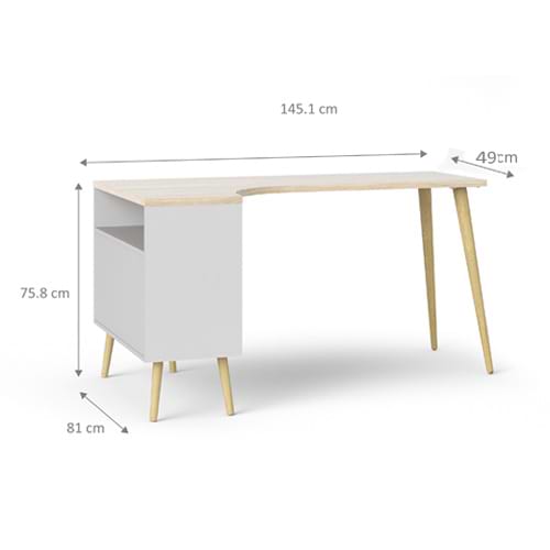 שולחן כתיבה מעץ oslo-1000b