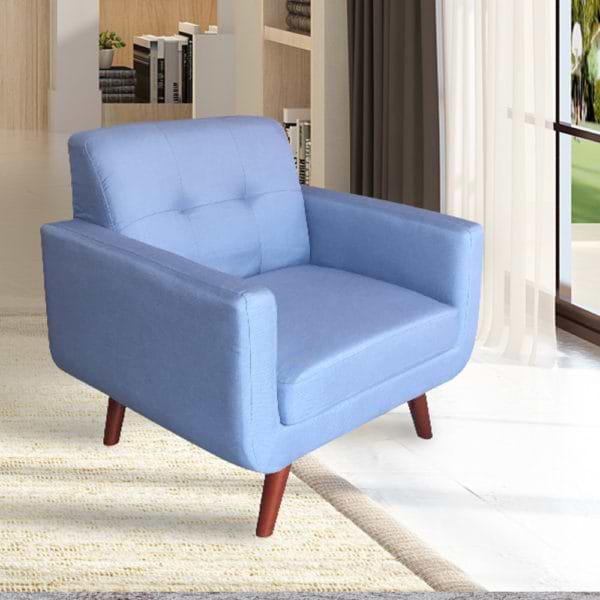 כורסא מעוצבת כחול monik-1000