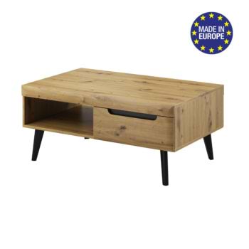 סט מזנון ושולחן מעוצבים בגימור מודרני תוצרת אירופה דגם ארטיס