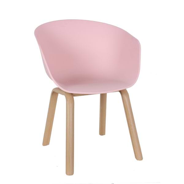 זוג כסאות עיצוב עם רגלי עץ מלא דגם גורן – משלוח חינם!