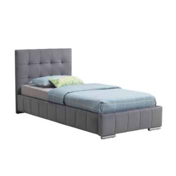 מיטת יחיד 90×190 מרופדת בד קטיפתי דגם ספניש SPANISH