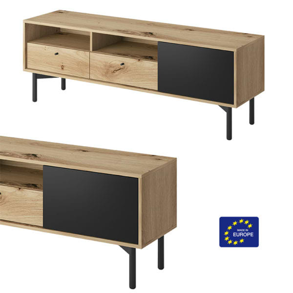 סט מזנון ושולחן מעוצבים בגימור מודרני תוצרת אירופה דגם איילת