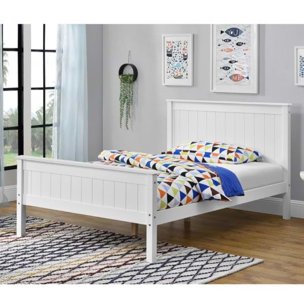 מיטה רחבה לנוער עשויה עץ מלא משולב מסדרת VERY WOOD של דגם דביר 120