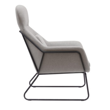 כורסא מודרנית מעוצבת עם רגלי ברזל דגם ליברפול