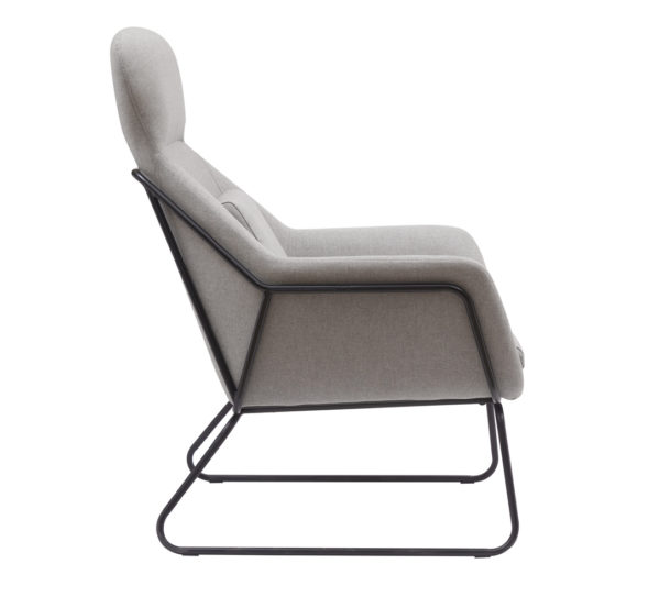 כורסא מודרנית מעוצבת עם רגלי ברזל דגם ליברפול