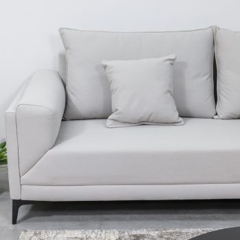 ספה תלת-מושבית 3.0 מ’ מעוצבת ומרופדת בד רחיץ דגם ענבר