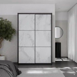 ארון הזזה עם טריקה שקטה 160 ס"מ דגם מאיה טרוונטין